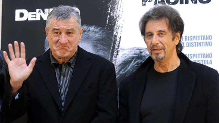 Robert De Niro y Al Pacino, juntos