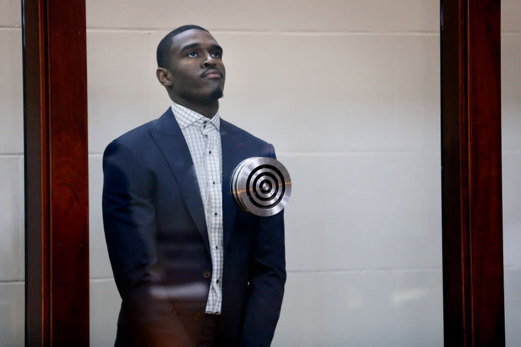 Boston Celtics guard Jabari Bird was arraigned on domestic violence charges on Thursday. (Getty Images)