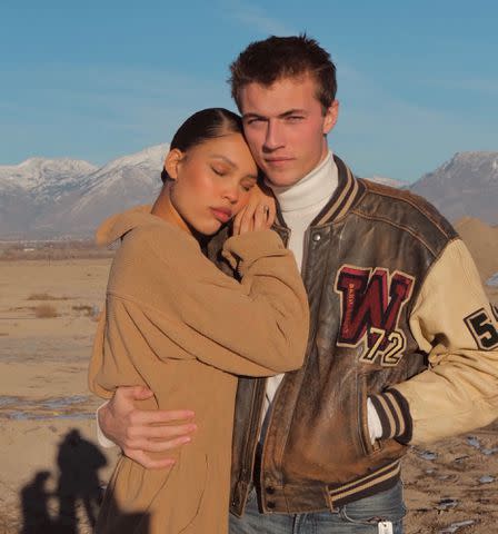 <p>Lucky Blue Smith Instagram</p> Nara Smith and Lucky Blue Smith in January 2021.