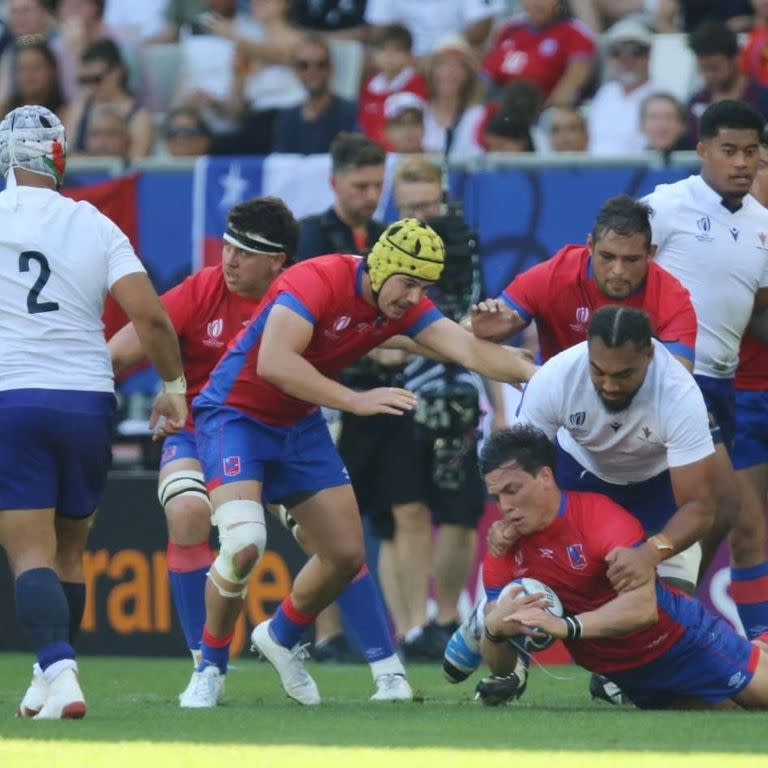 Algo como para usufructuar para los argentinos: la baja efectividad de Samoa en los rucks.