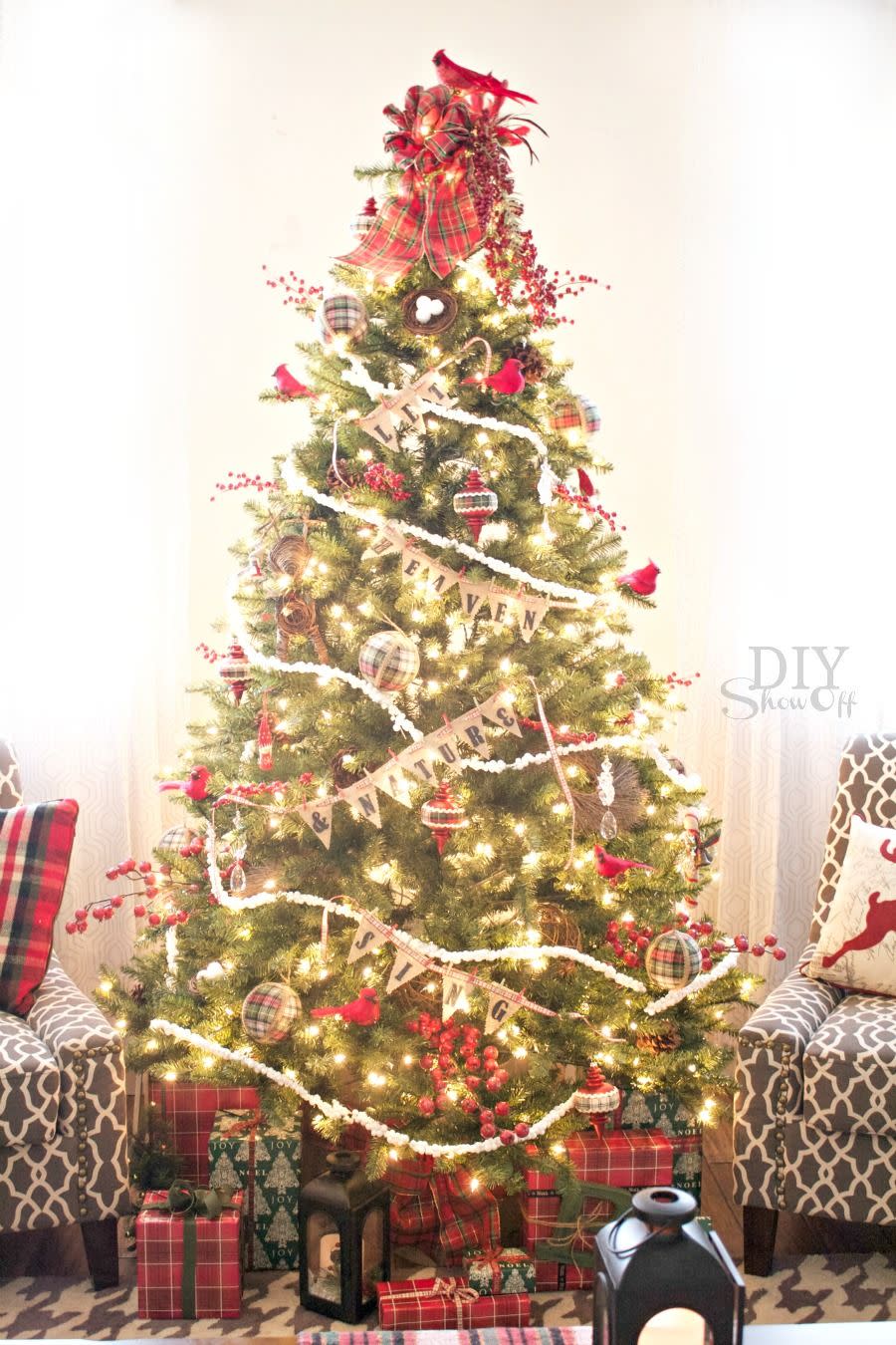 <p>Just looking at this "birds and berries" tree puts a smile on our faces!</p><p><strong>Get the tutorial at <a href="http://diyshowoff.com/2015/11/01/birds-berries-christmas-tree-michaels-dream-tree-challenge/" rel="nofollow noopener" target="_blank" data-ylk="slk:DIY Showoff;elm:context_link;itc:0;sec:content-canvas" class="link ">DIY Showoff</a>.</strong> </p><p><strong><a class="link " href="https://www.amazon.com/BANBERRY-DESIGNS-Cardinal-Christmas-Decorations/dp/B018RI1GBS/ref=sr_1_10?dchild=1&keywords=cardinal+decorations&qid=1603206480&s=home-garden&sr=1-10&tag=syn-yahoo-20&ascsubtag=%5Bartid%7C10050.g.1251%5Bsrc%7Cyahoo-us" rel="nofollow noopener" target="_blank" data-ylk="slk:SHOP DECORATIVE CARDINALS;elm:context_link;itc:0;sec:content-canvas">SHOP DECORATIVE CARDINALS</a><br></strong></p>