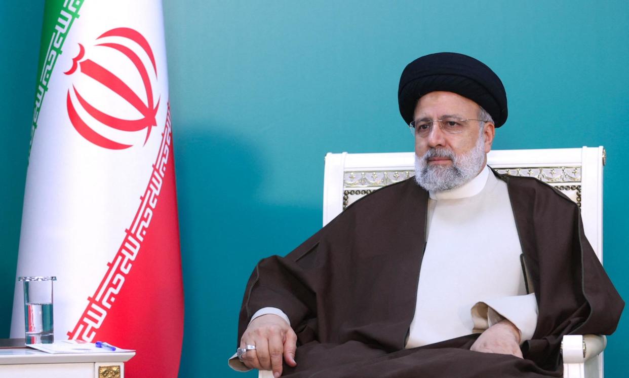 <span>Iran’s president, Ebrahim Raisi, has died in a helicopter crash, according to state media.</span><span>Photograph: Iranian Presidency/AFP/Getty Images</span>