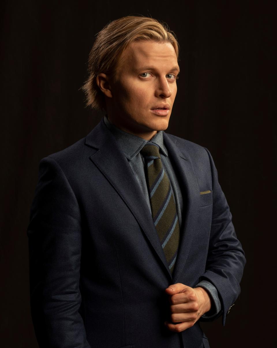 Pulitzer Prize-winning journalist Ronan Farrow, 31, poses for a portrait in New York.