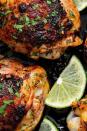 <p>Coriander and lime is a classic duo that we can't get enough of.</p><p>Get the <a href="http://www.delish.com/uk/cooking/recipes/a30243568/cilantro-lime-chicken-recipe/" rel="nofollow noopener" target="_blank" data-ylk="slk:Coriander Lime Chicken;elm:context_link;itc:0;sec:content-canvas" class="link ">Coriander Lime Chicken</a> recipe.</p>