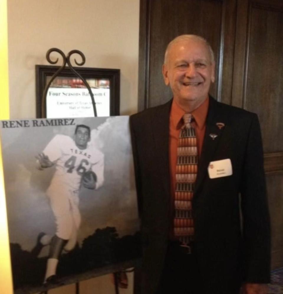 René Ramirez was inducted into the Texas football Hall of Honor in 2013.