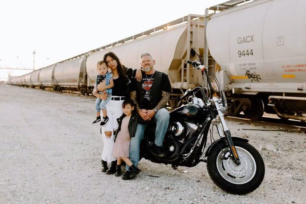 Image:; John Alarid, the pastor of Freedom City Church in Springfield, Mo., his wife, Hannah-Rose, and their children. (Hannah-Rose Alarid)