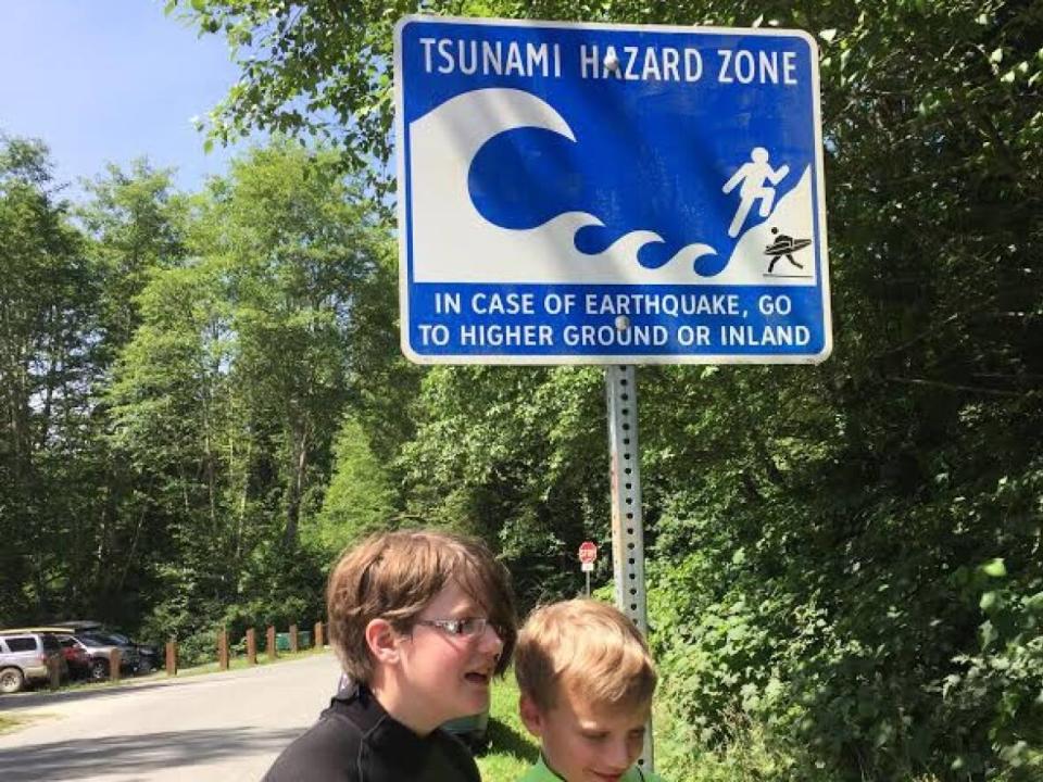 A new app soon to be available to people living in a handful of communities on Vancouver Island will let people know if their home is located within a tsunami zone. (Yvette Brend/CBC  - image credit)