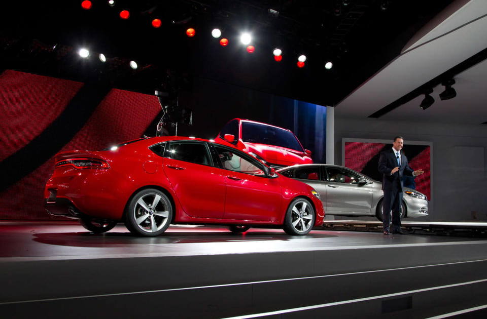 This is the 2013 Dodge Dart, the Alfa Romeo-based small car that's Chrysler's best chance to win compact car shoppers since the Neon was first introduced. It's a sharp looking entry -- even if it has a few too many options.