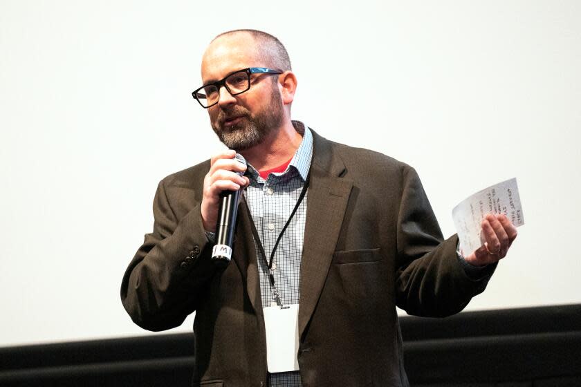 NEW ORLEANS, LOUISIANA - MARCH 31: Doug Jones, Creative Director of Overlook Film Festival, speaks at the CLOCK premiere during the 2023 Overlook Film Festival at Prytania Theatres on March 31, 2023 in New Orleans, Louisiana. (Photo by Erika Goldring/Getty Images for 20th Digital Studio)