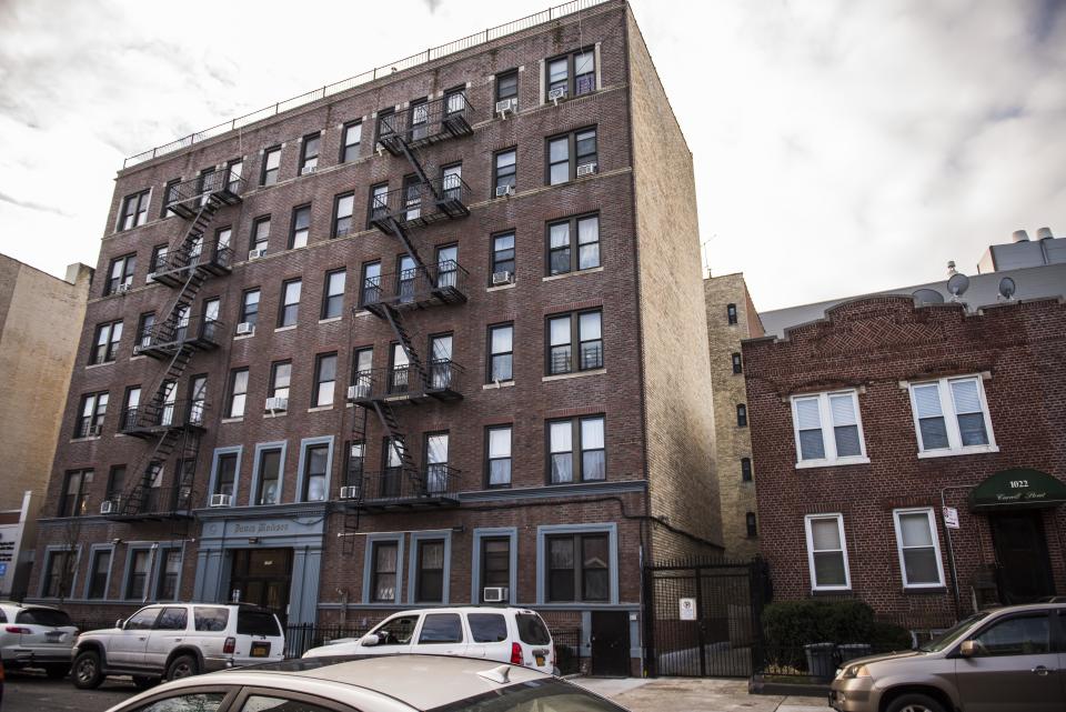 The building at 1030 Carroll Street, in Crown Heights, has been a source of health and housing controversy since landlord&nbsp;Ephraim Fruchthandler bought the property in 2014.&nbsp; (Photo: Damon Dahlen/HuffPost)