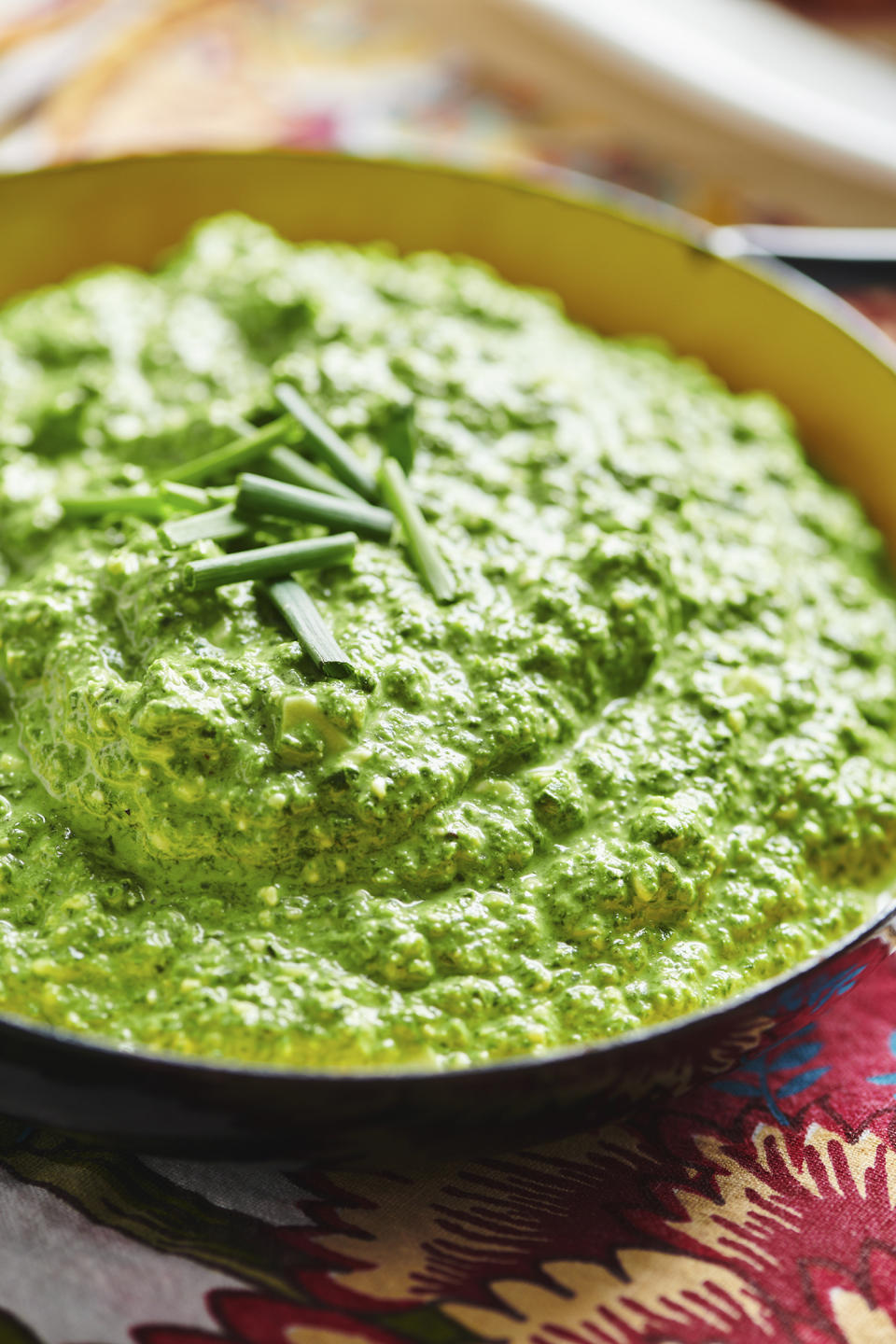 This March 2019 photo shows a recipe for Parmesan Feta Spinach Dip. (Cheyenne M. Cohen via AP)