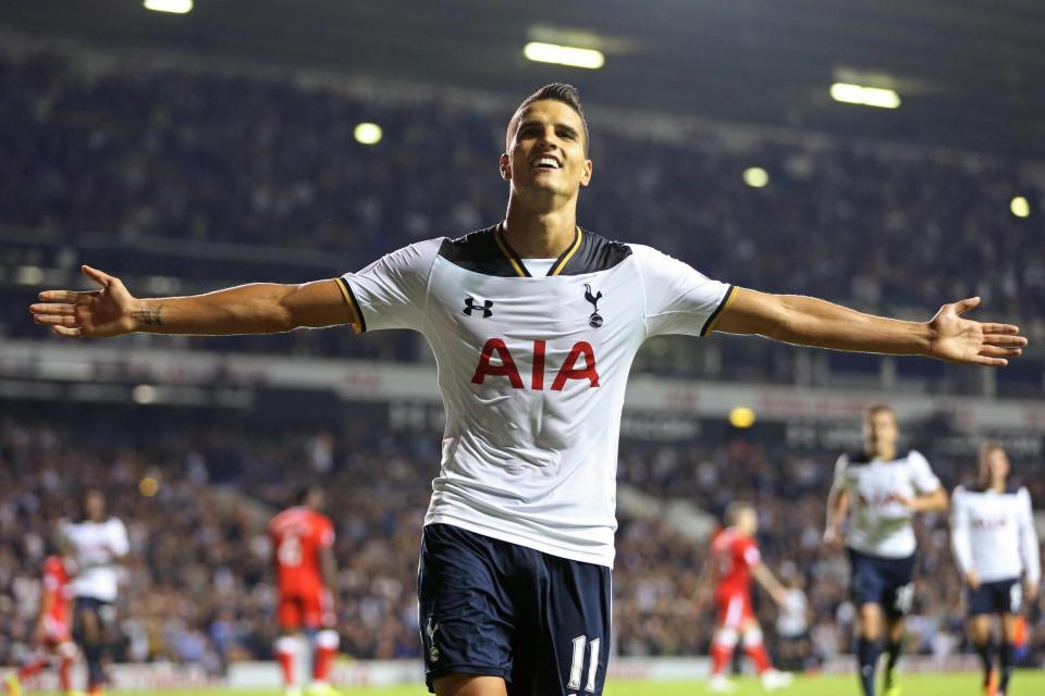 Up for the fight: Erik Lamela: Tottenham Hotspur FC via Getty Images