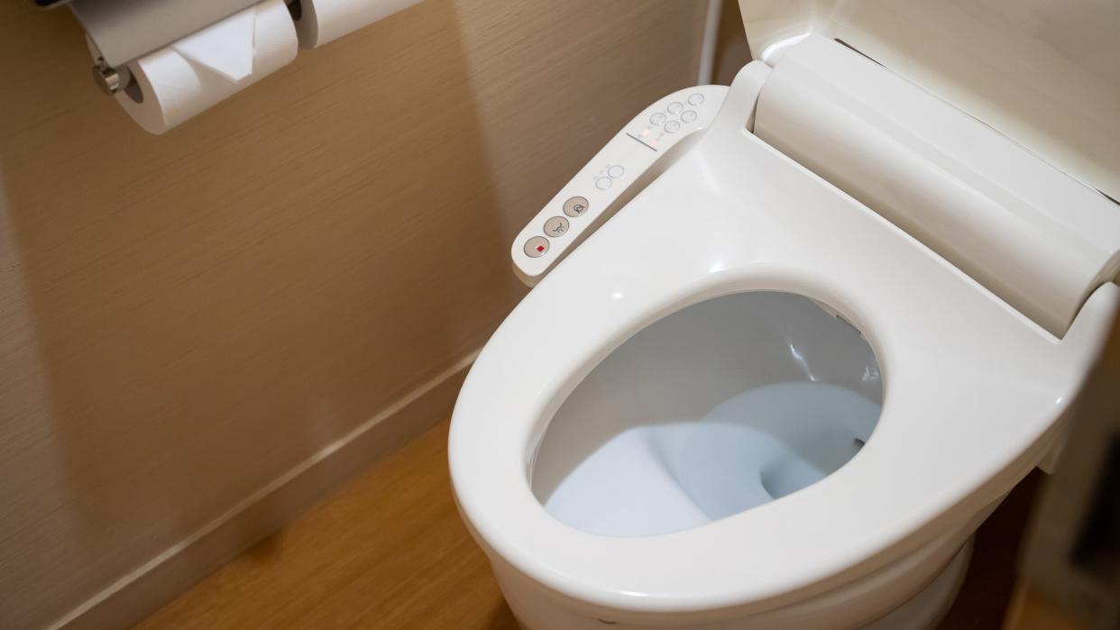 toilet with electronic seat automatic flush, japan style toilet bowl, high technology sanitary ware.