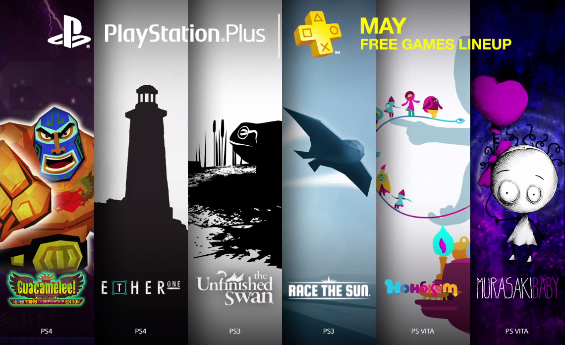 PlayStation Plus+ Free Games PS3/PS4/PSVITA