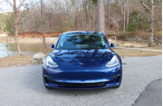 2018 Tesla Model 3 Long Range electric car, road test in greater Atlanta area, Feb 2018