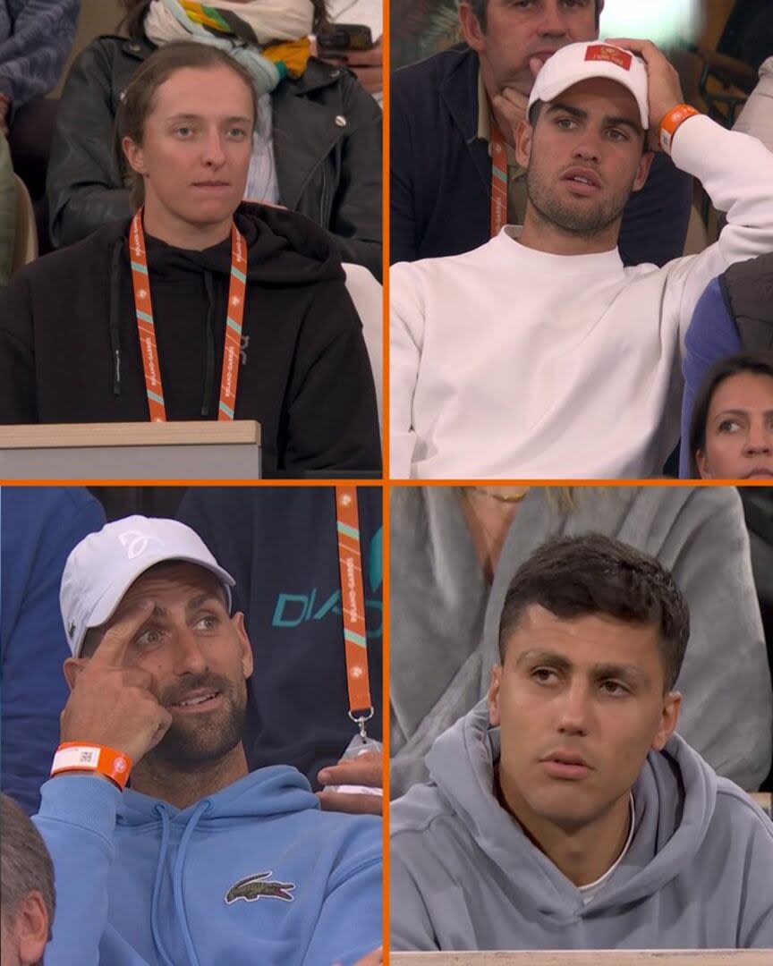 Además de Iga Swiatek, Novak Djokovic y Carlos Alcaraz, también se hizo presente 
Rodrigo Hernández Cascante