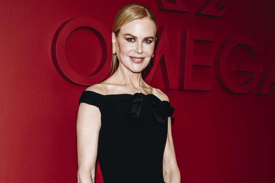 <p>Nina Westervelt/WWD via Getty Images</p> Nicole Kidman attend the Planet OMEGA opening in New York City