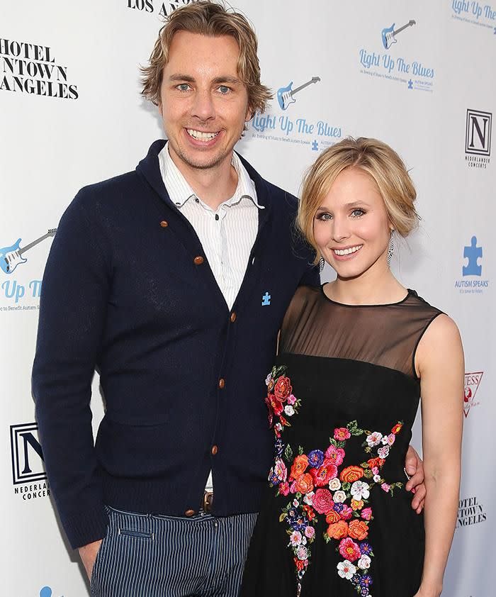 Dax Shepard and Kristen Bell. Source: Getty