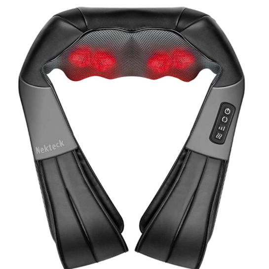 <p><strong>NEKTECK</strong></p><p>amazon.com</p><p><strong>$42.99</strong></p><p><a href="https://www.amazon.com/Nekteck-Back-Neck-Shoulder-Massager/dp/B01BZOKLOO?tag=syn-yahoo-20&ascsubtag=%5Bartid%7C10070.g.964%5Bsrc%7Cyahoo-us" rel="nofollow noopener" target="_blank" data-ylk="slk:Shop Now" class="link ">Shop Now</a></p><p>For men who are dealing with one or two pains in the neck, this neck and back massager (which offers eight deep Shiatsu kneading massage nodes) is an absolute must. </p>