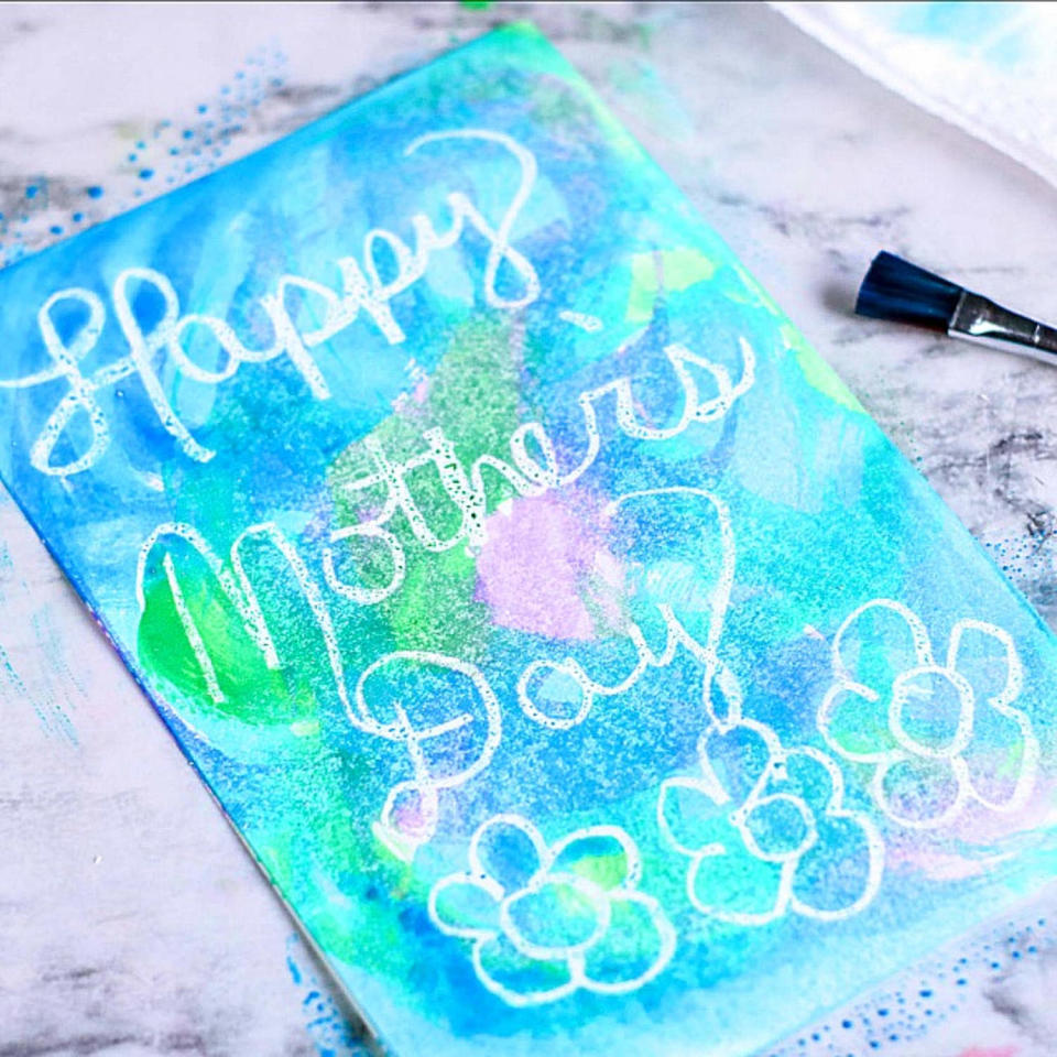 watercolor mother's day card ideas (Sunshine Whispers )