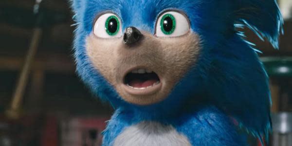 Aterroriza a todos con una máscara de Sonic inspirada en el diseño de la película