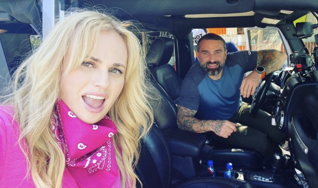 Rebel Wilson and Ant Middleton have teamed up for a new instalment of his 'Straight Talking' series. (Instagram/Rebel Wilson)