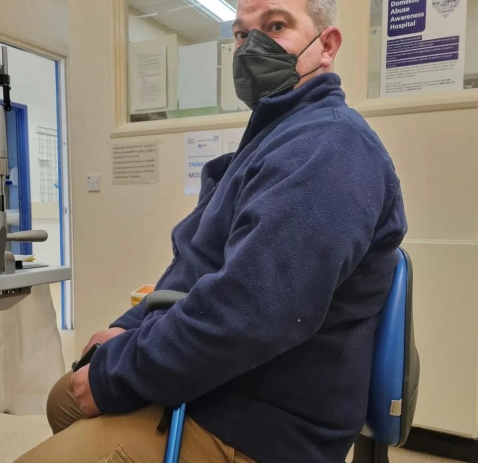 Alan Chambers, 49, caught coronavirus in March 2020, two months after the UK’s first two patients tested positive for the virus (Vicki Chambers)