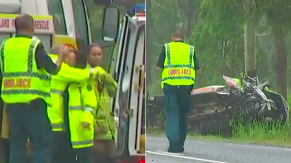 Devastated colleagues of a paramedic killed after crashing on his way to a patient in Mackay have been offered counselling. Source: 7News