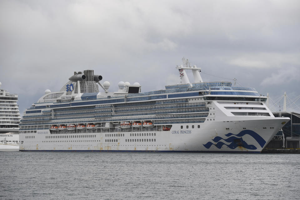 The Coral Princess Cruise is seen. 