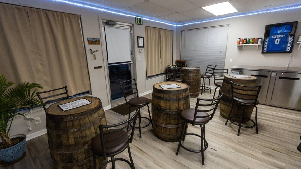 The interior bar space of the Sterling MicroBrew bar and brewery in Mt. Sterling. January 25, 2024. Marcus Dorsey/mdorsey@herald-leader.com