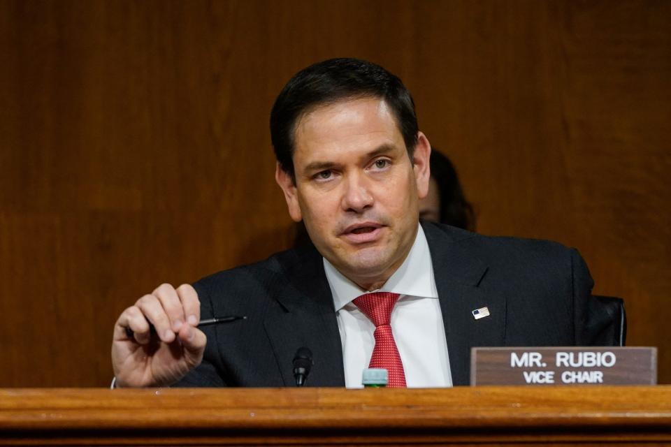 Senator Marco Rubio (R-FL) on Feb. 23, 2021, in Washington, D.C.