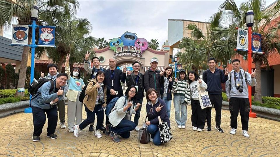 麗寶樂園渡假區邀請13家港澳媒體團到台灣踩點，深度體驗全台冠軍主題遊樂園區的魅力！圖／麗寶提供
