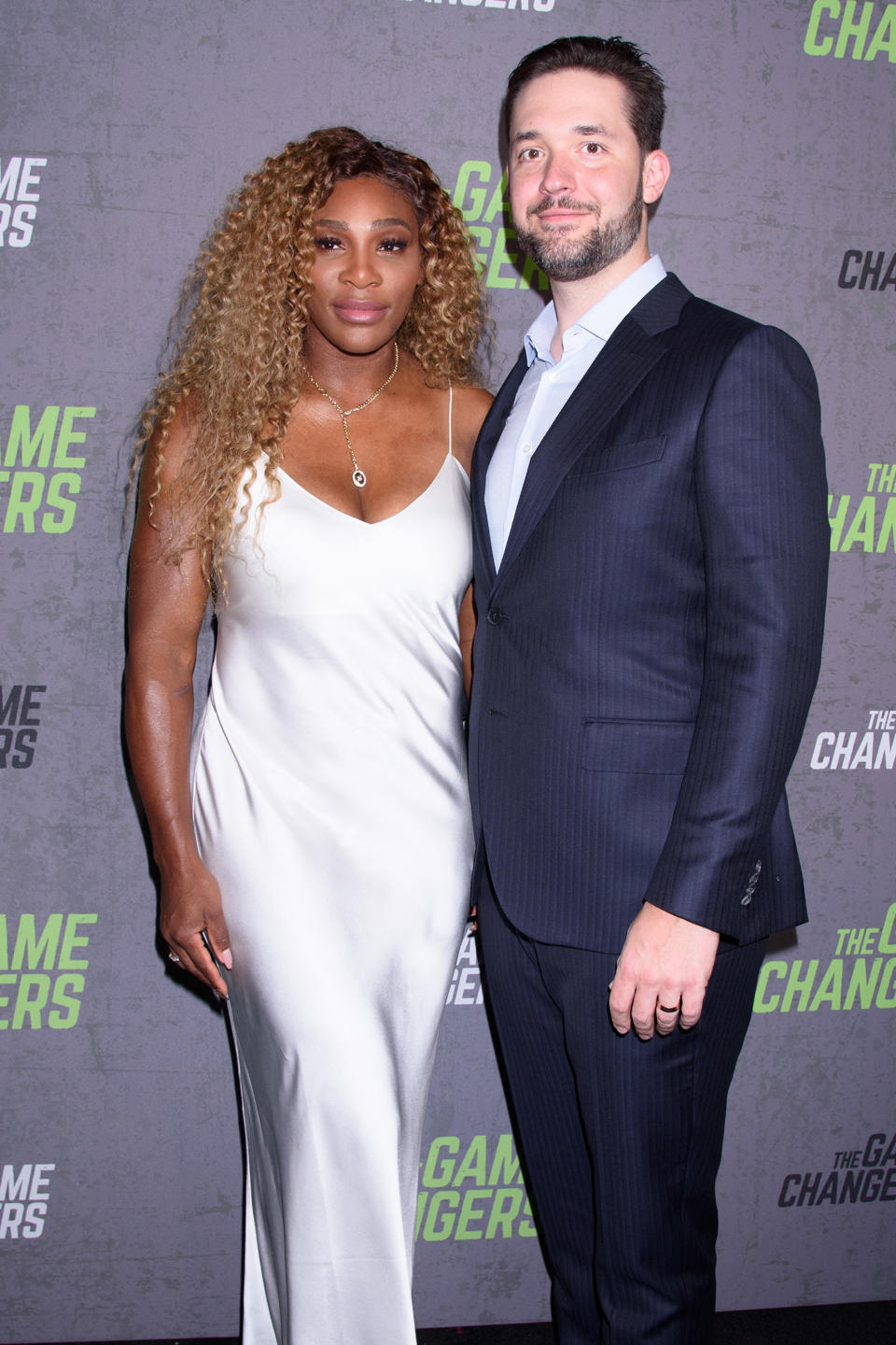 Serena Williams Attends The Game Changers Screening Regal Cinema, NY. 09 Sep 2019 Pictured: Serena Williams, Alexis Ohanian. Photo credit: RCF / MEGA TheMegaAgency.com +1 888 505 6342 (Mega Agency TagID: MEGA500035_003.jpg) [Photo via Mega Agency]