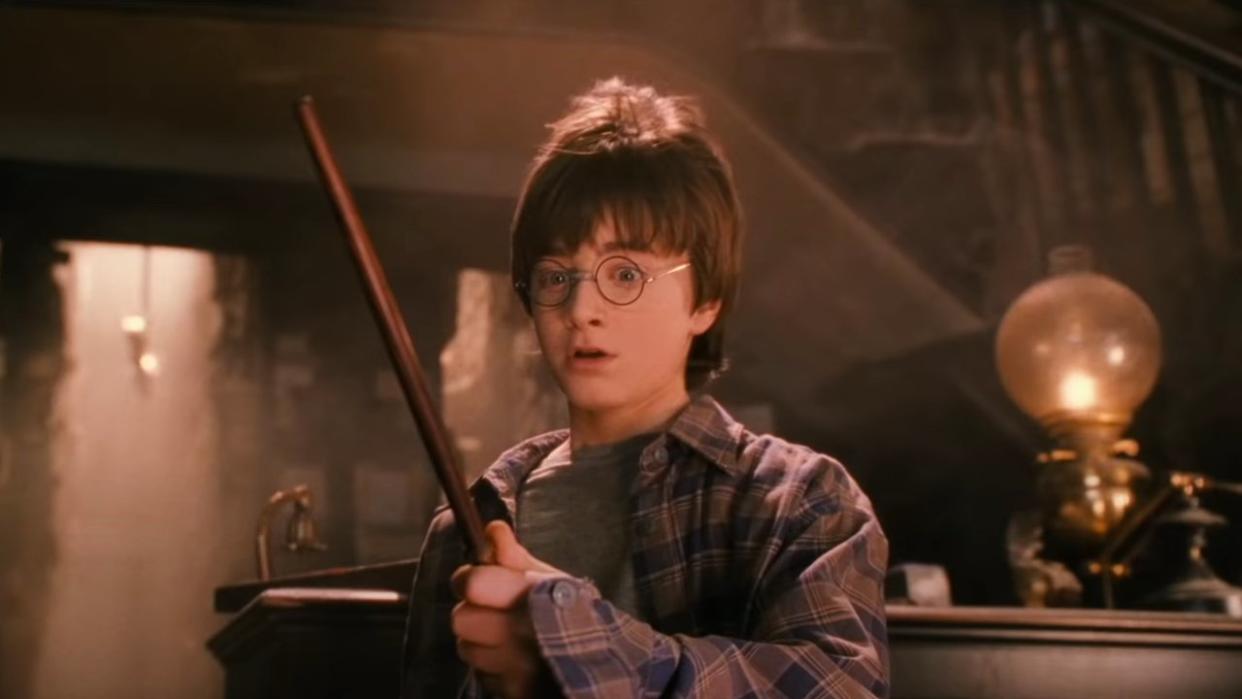  Daniel Radcliffe in Harry Potter and the Sorcerer's Stone. 