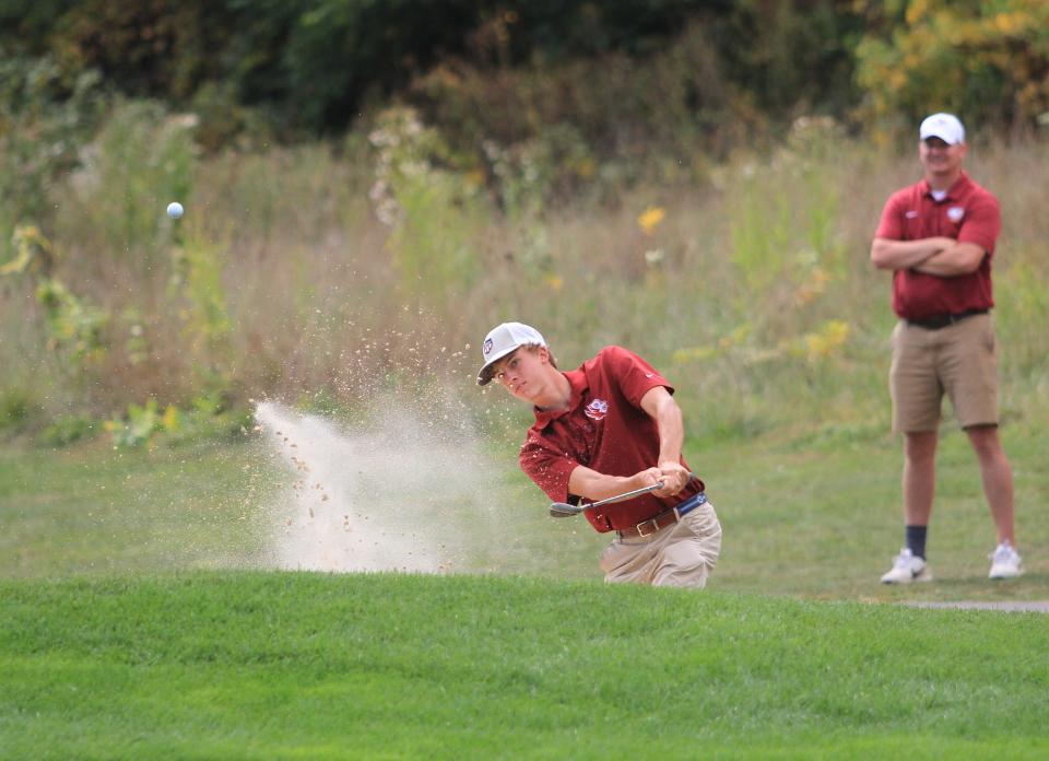 Delaware Christian's Gabe Scherer will compete in the Division III state tournament Friday and Saturday at Ohio State’s Scarlet Course.