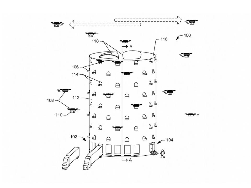 Another potential design for Amazon's army of delivery drones. <cite>Amazon/U.S. Patent Office</cite>