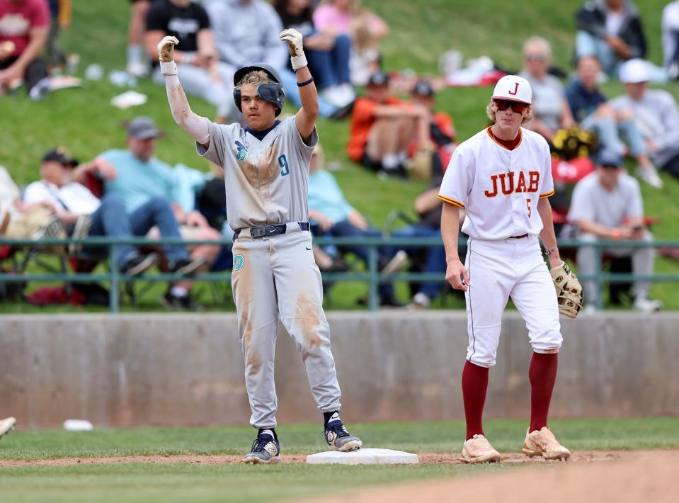 Juab and Juan Diego Catholic High School play for the 3A baseball championship at Kearns High on Saturday, May 13, 2023. Juab won 7-4. | Scott G Winterton, Deseret News