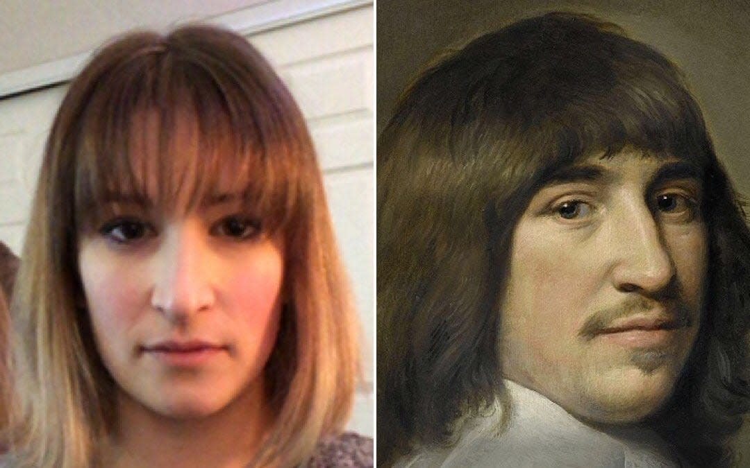 One user, matched with Henrick Hooft - @hannahrose253 / Google Arts and Culture