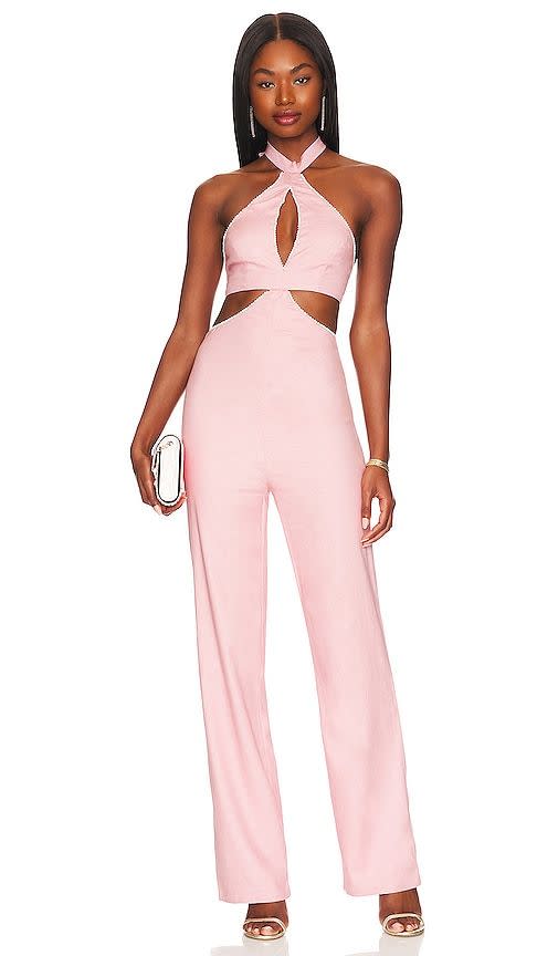 MAJORELLE Perla Jumpsuit in Blush