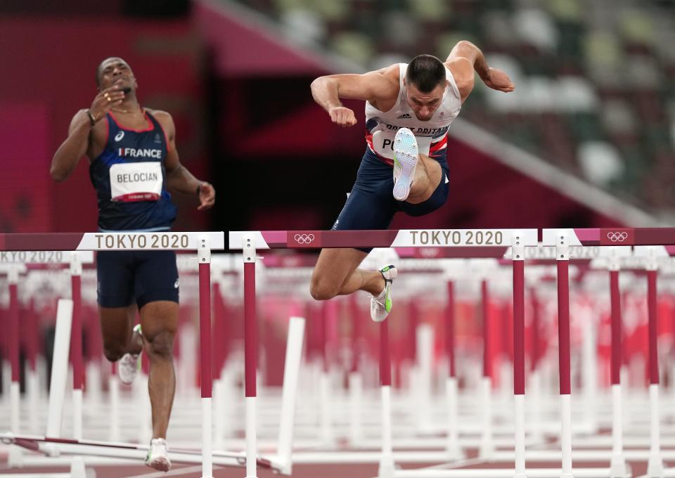 Pozzi is in the 110m hurdles final at the Olympics for the first time in his career. (Martin Rickett/PA) (PA Wire)