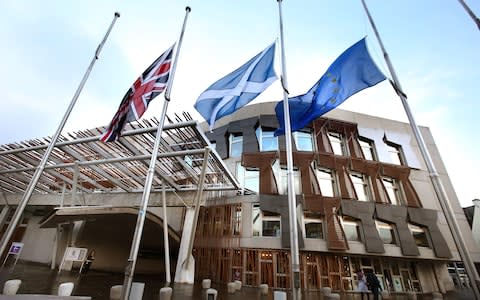 The incident is alleged to have happened at a social event in the Scottish Parliament - Credit: PA