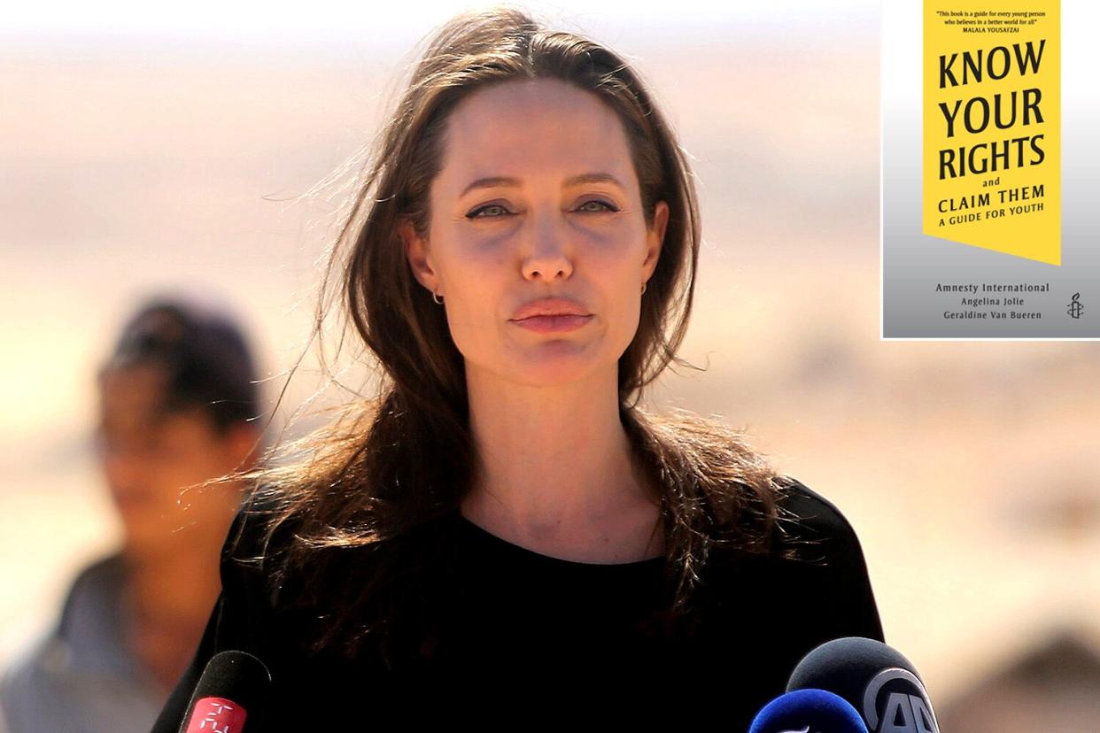 Angelina Jolie Attends UNHCR Press Conference