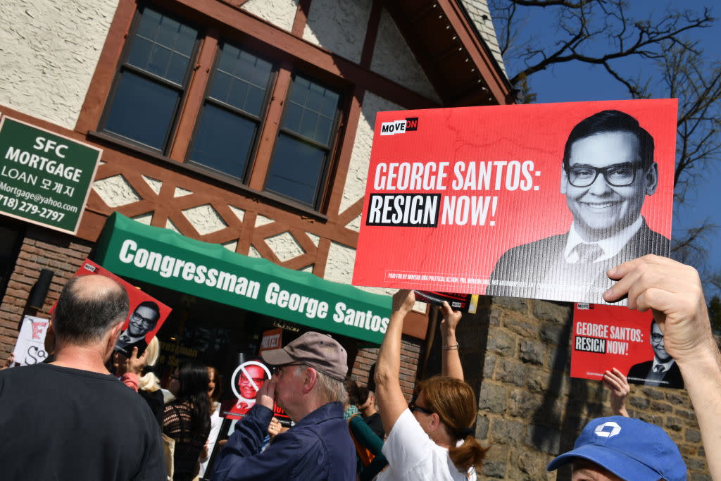 NY-03 MoveOn Members Renounce Representative George Santos' Co-Sponsorship Of The AR-15 "National Gun" Bill