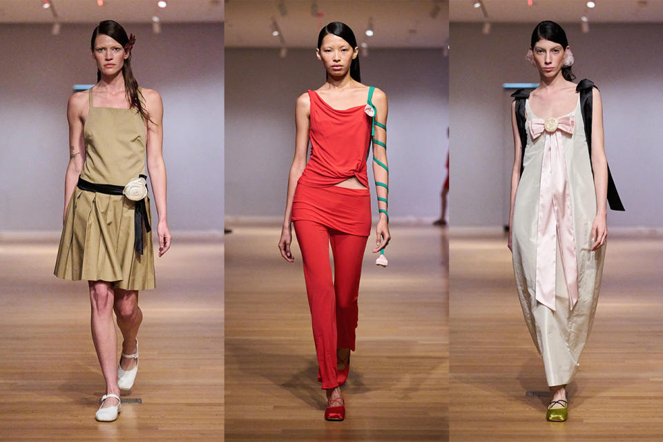 Fashion Week, Paris, London, Milan, SS24, Trends, Roses, Runways, Sandy Liang, Marni, Undercover 