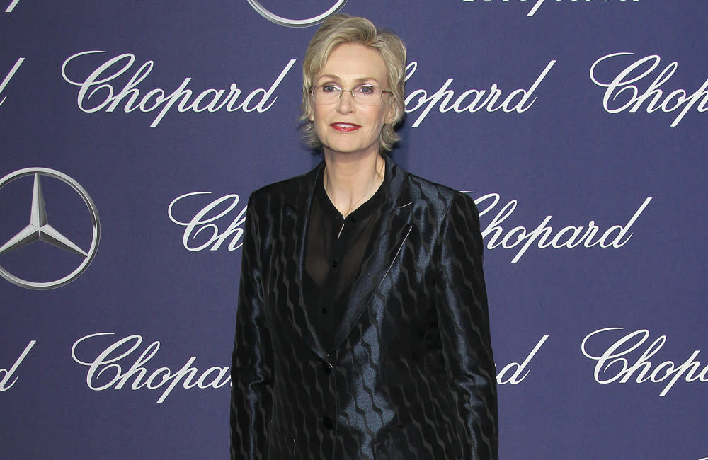 Jane Lynch thinks female comics still face big challenges credit:Bang Showbiz