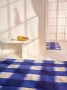 <p>Make a definite impact with this vibrant cobalt blue checked rug from the collection. </p><p>Whether you have a neutral colour scheme that is crying out for a pop of something special or you already embrace colour in your home, we love the bold, summery effect this will give a room.</p>