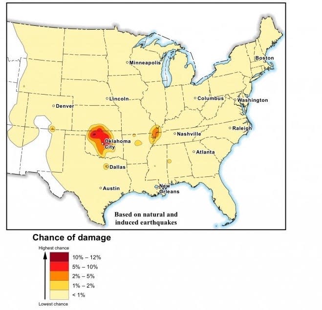 Natural and induced quakes