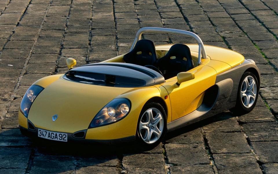 <p>The Lotus Elise had an unlikely competitor from Renault, in the form of <a href="https://www.roadandtrack.com/car-culture/a29981/renault-sport-spider/" rel="nofollow noopener" target="_blank" data-ylk="slk:the Sport Spider;elm:context_link;itc:0;sec:content-canvas" class="link ">the Sport Spider</a>. It looked like a concept car come to life, and though it was heavier than the Elise, it still weighed just over 2000 pounds. Power came from a mid-mounted four-cylinder sourced from the Clio Williams, and just 1600 were built. Oh, and a windshield was optional. </p>