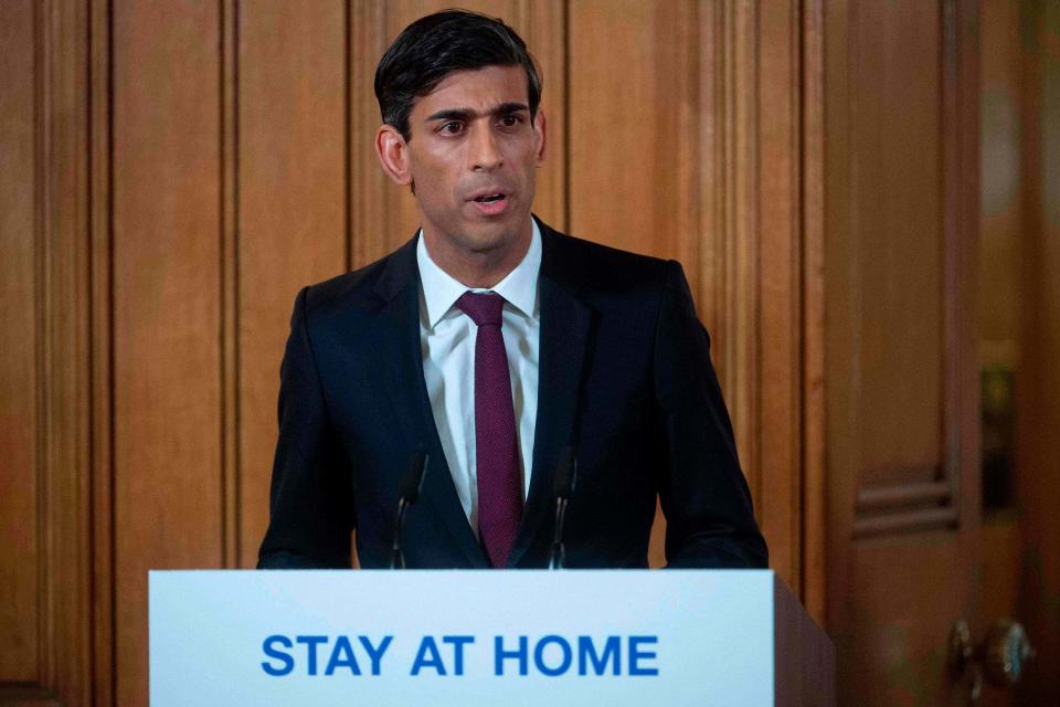 Chancellor of the Exchequer Rishi Sunak: POOL/AFP via Getty Images