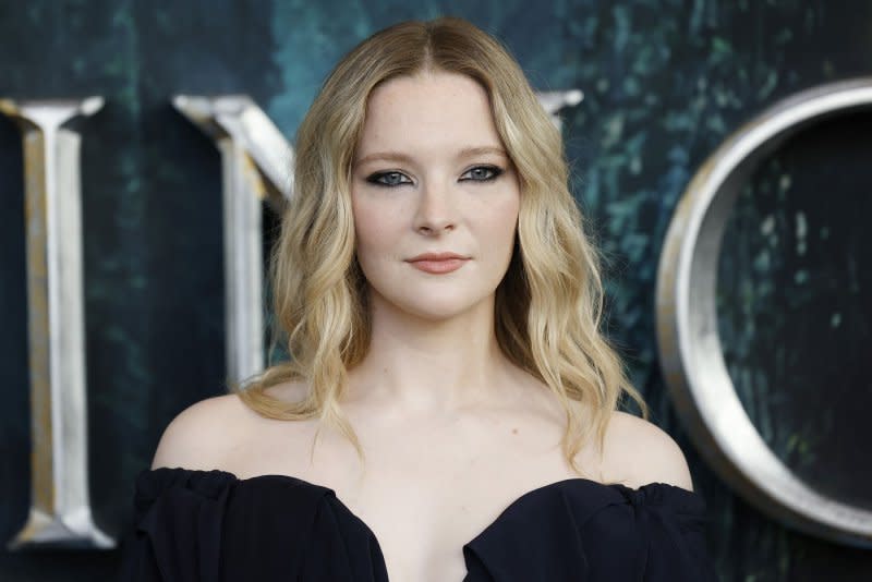 Morfydd Clark arrives on the red carpet at "The Lord Of The Rings: The Rings Of Power" New York screening at Lincoln Center in 2022. File Photo by John Angelillo/UPI